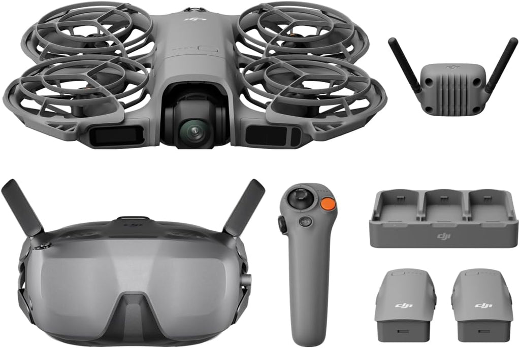 Neo 2 Motion Fly More Combo – Immersive 4K FPV Drone for BeginnersComplete FPV Kit with Goggles N3, RC Motion 3 Controller & 3-Battery Bundl