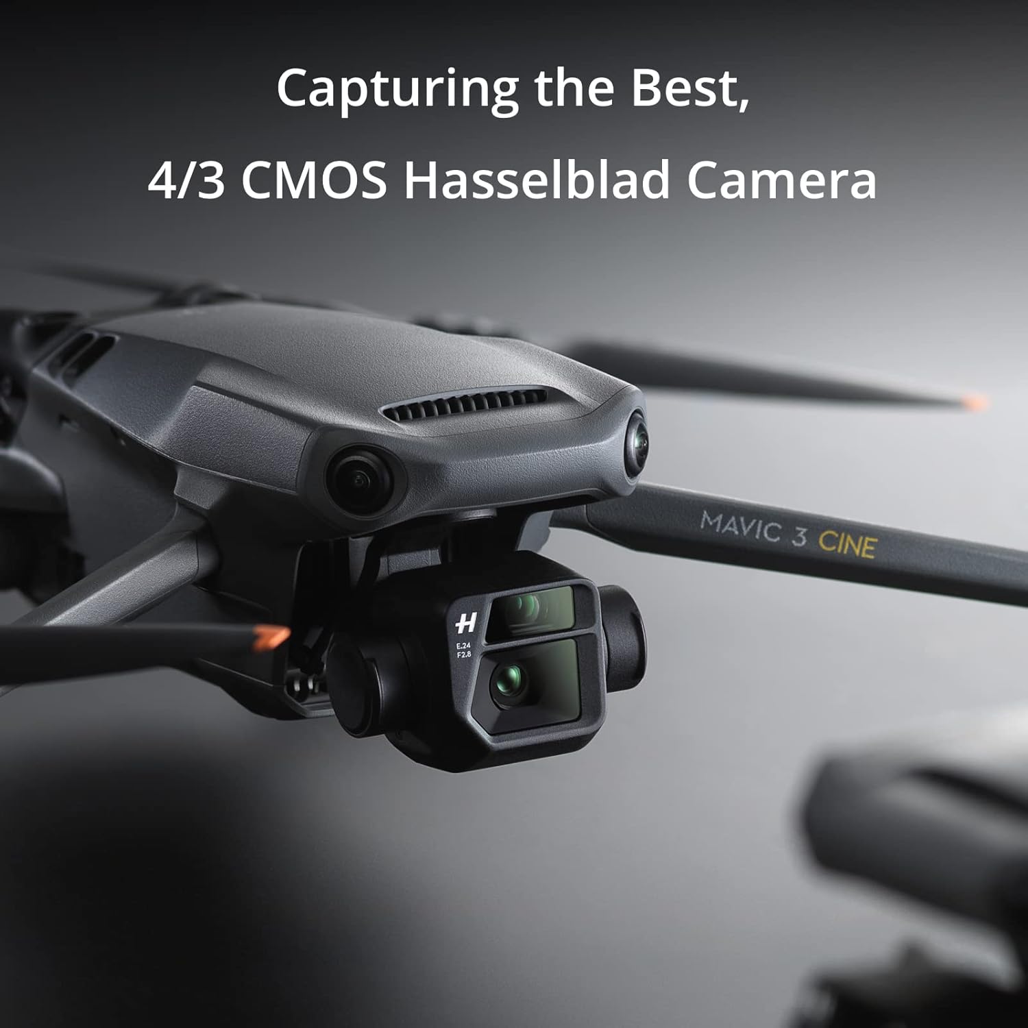 DJI Mavic 3 Cine Premium Combo – 5.1K Drone with 4/3 CMOS Hasselblad Camera Professional Apple ProRes Video Drone Bundle with DJI RC Pro & Omnidirectional Sensing